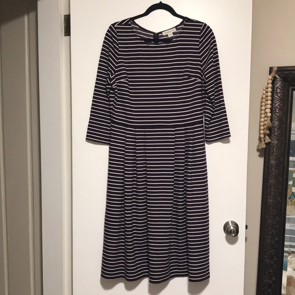 Like New Coldwater Creek‎ Stripe Dress. SZ 12